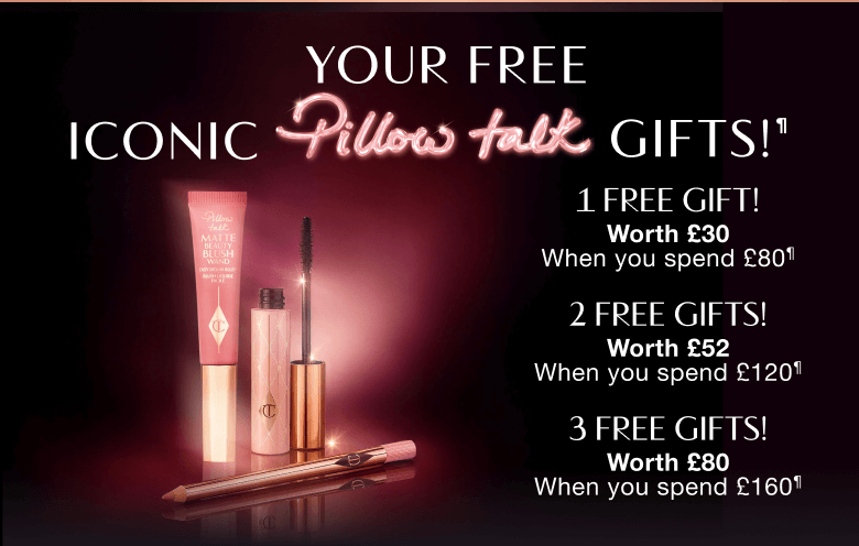 YOUR FREE ICONIC PILLOW TALK GIFTS!