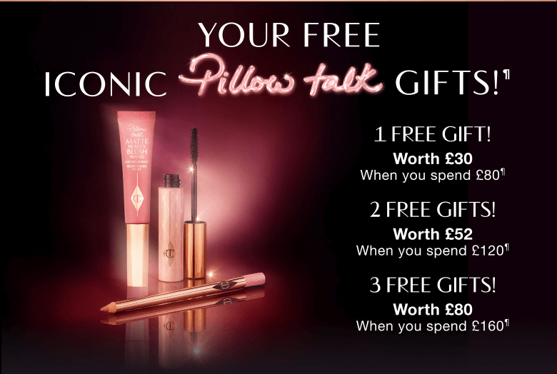 YOUR FREE ICONIC PILLOW TALK GIFTS!