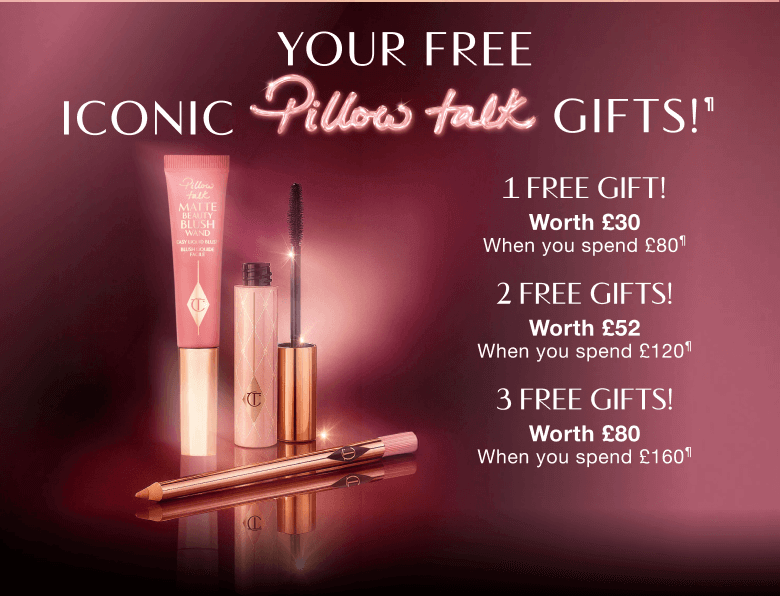 YOUR FREE ICONIC PILLOW TALK GIFTS!