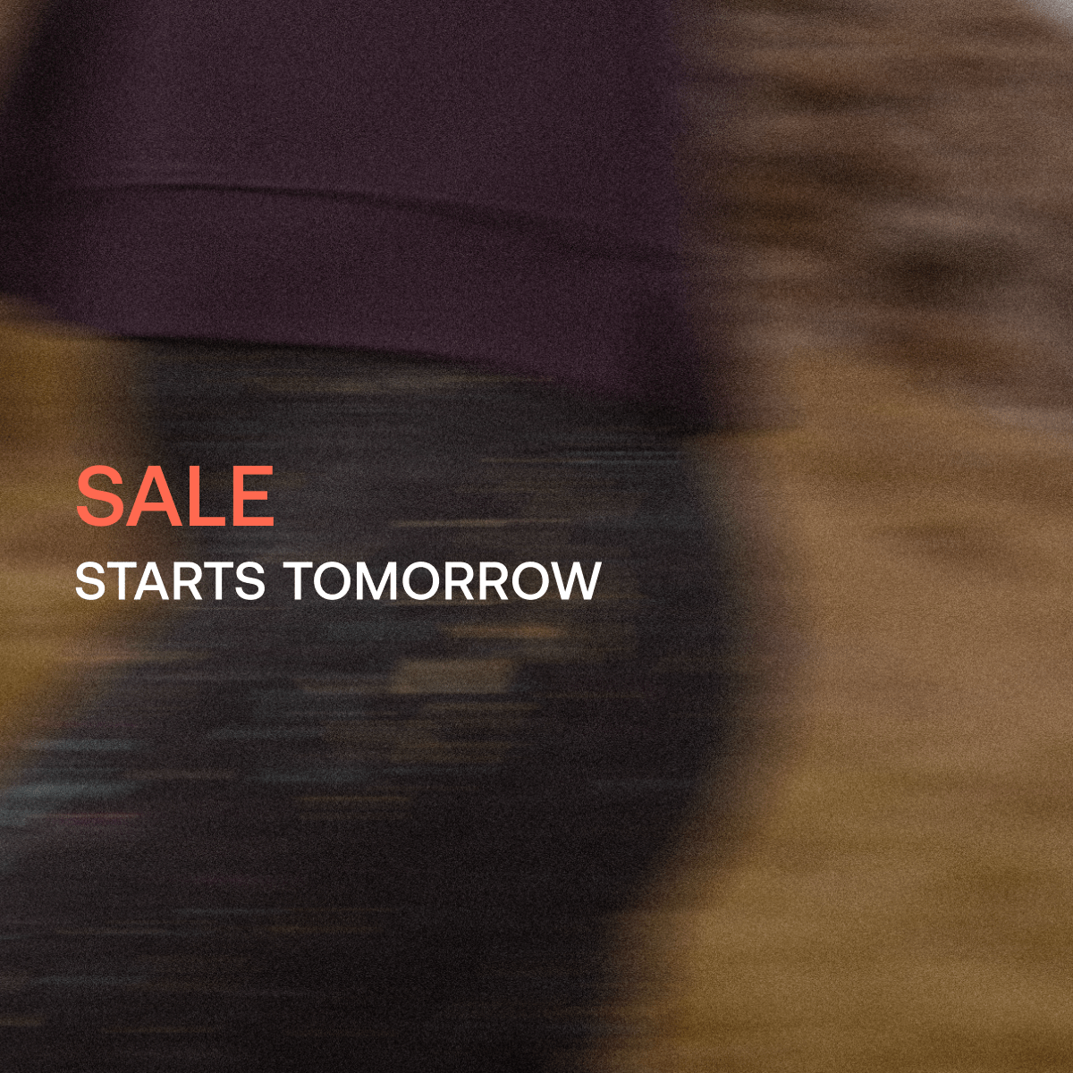 Sale starts tomorrow