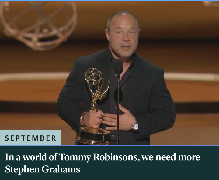 In a world of Tommy Robinsons, we need more Stephen Grahams