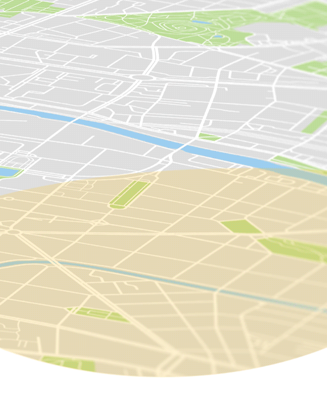 Delivery on a map, bold text reads, APPROACHING, PREPARING, ENJOY!