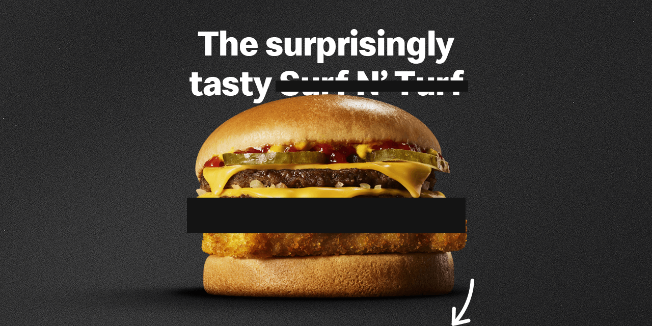 The surpisingly tasty SURF N' TURF