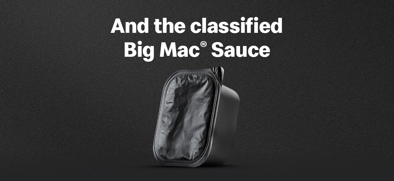 And the calssified Big Mac Sauce