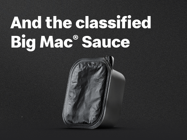 And the calssified Big Mac Sauce