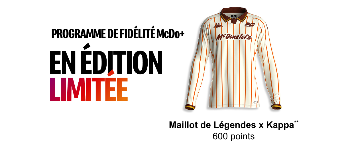 Maillot de Légendes x Kappa - 600 points
