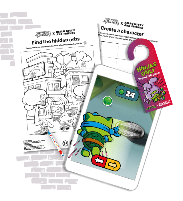 Snapshot of the interactive game and activity pack.