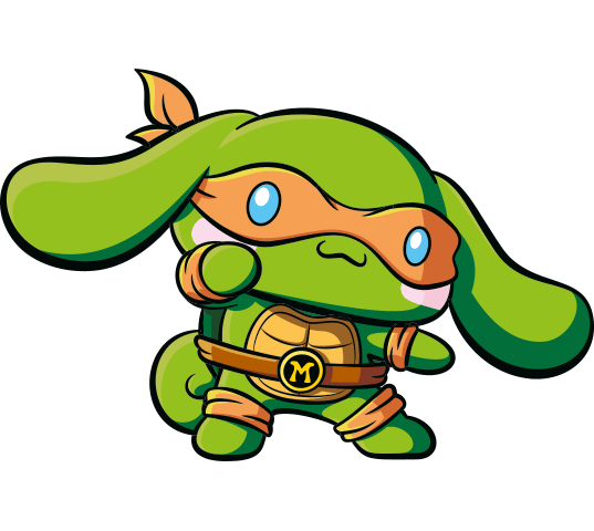 Cinnamoroll x Michelangelo