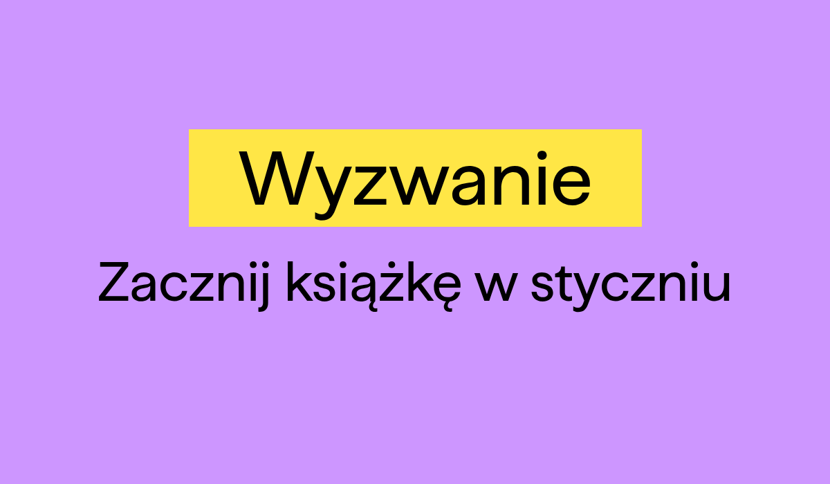 Challenge: Start a book in January