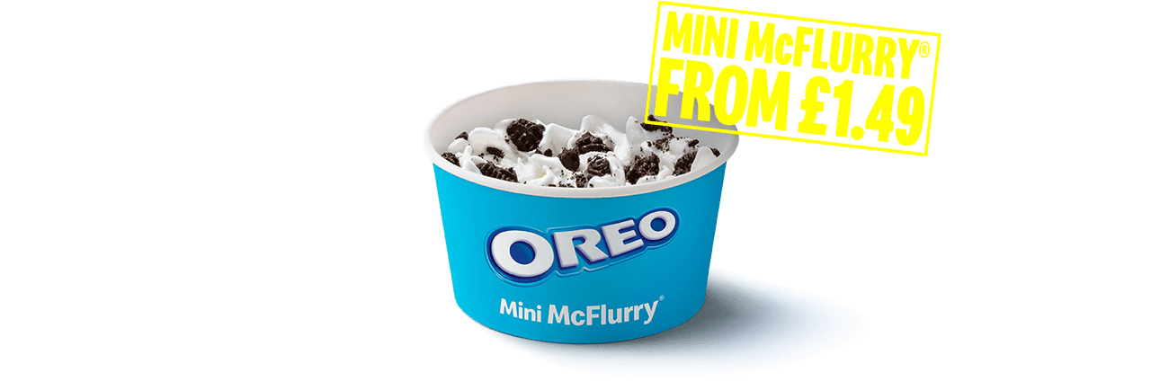 Mini McFlurry® from £1.49.