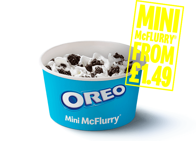 Mini McFlurry® from £1.49.