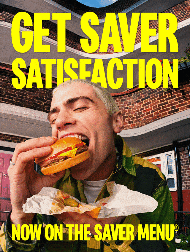 Big, bold text reads 'Get Saver satisfaction'.