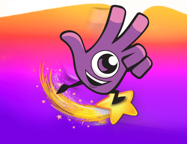 An image of Dobbly, the Dobble mascot.
