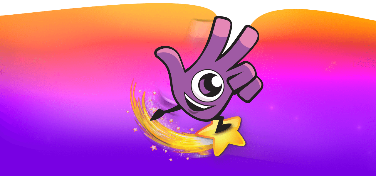 An image of Dobbly, the Dobble mascot.
