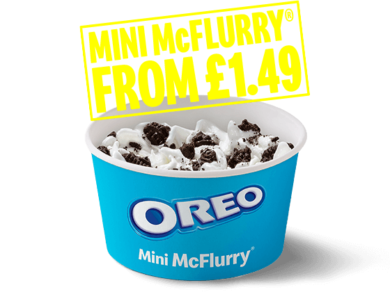 Mini McFlurry® from £1.49.