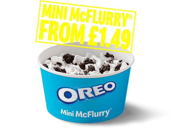 Mini McFlurry® from £1.49.