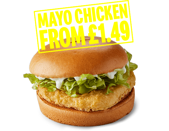 Mayo Chicken from £1.49.