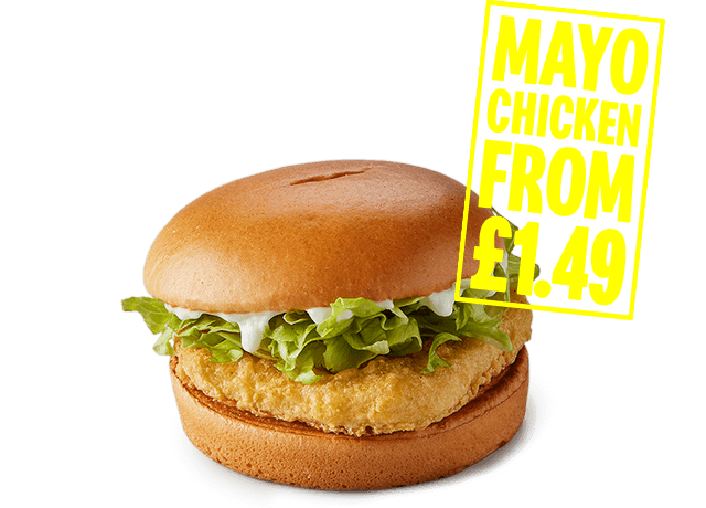 Mayo Chicken from £1.49.