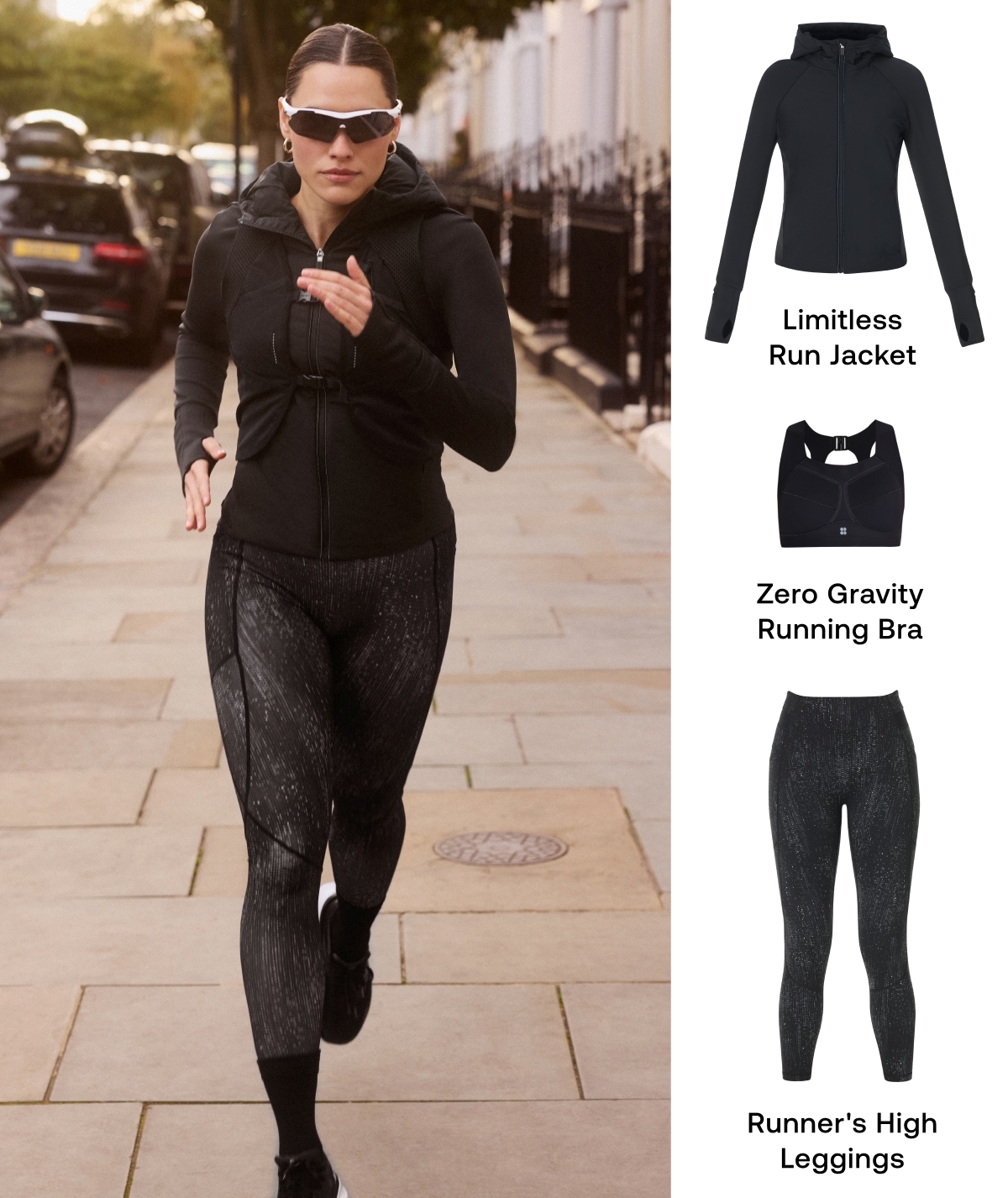 revive rib mix funnel neck jumper, the nimbus roam tote bag, revive track pant