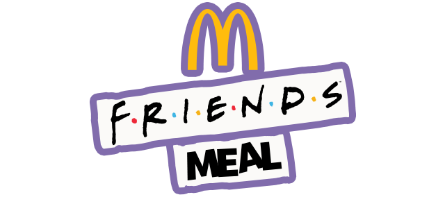 McDonald's Friends Meal logo.