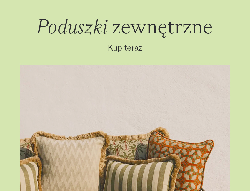 Poduszki zewnętrzne