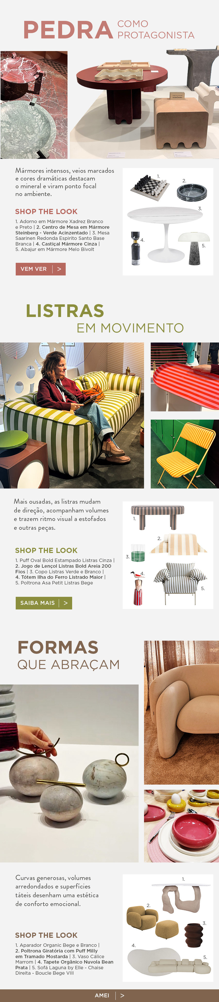 Pedra como protagonista