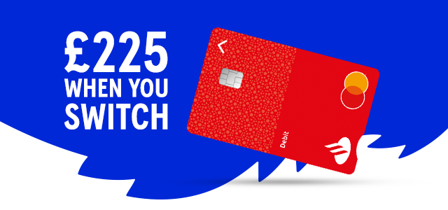 Image of a Santander debit card