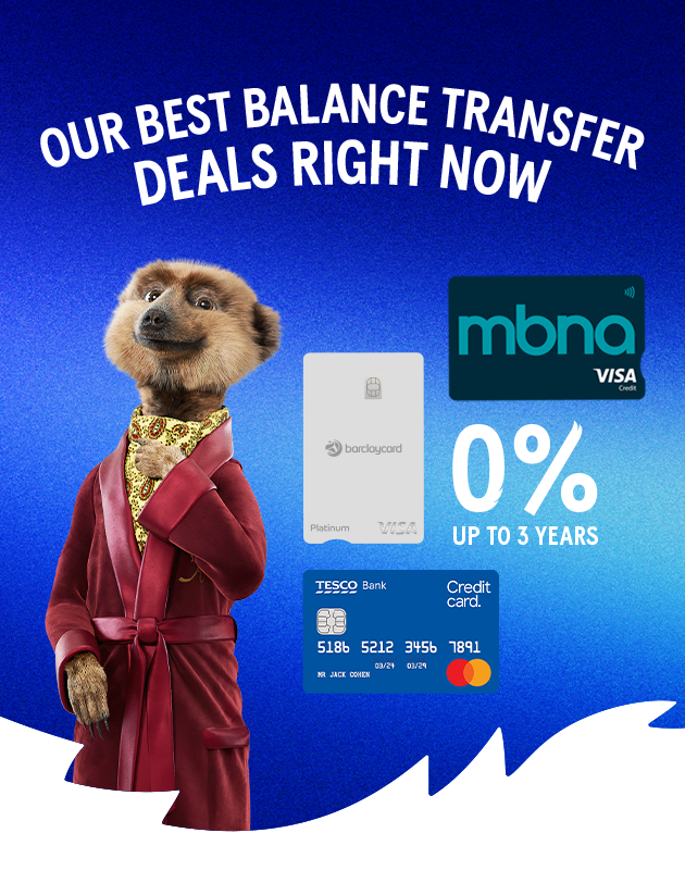 OUR BEST BALANCE TRANSFER DEALS RIGHT NOW