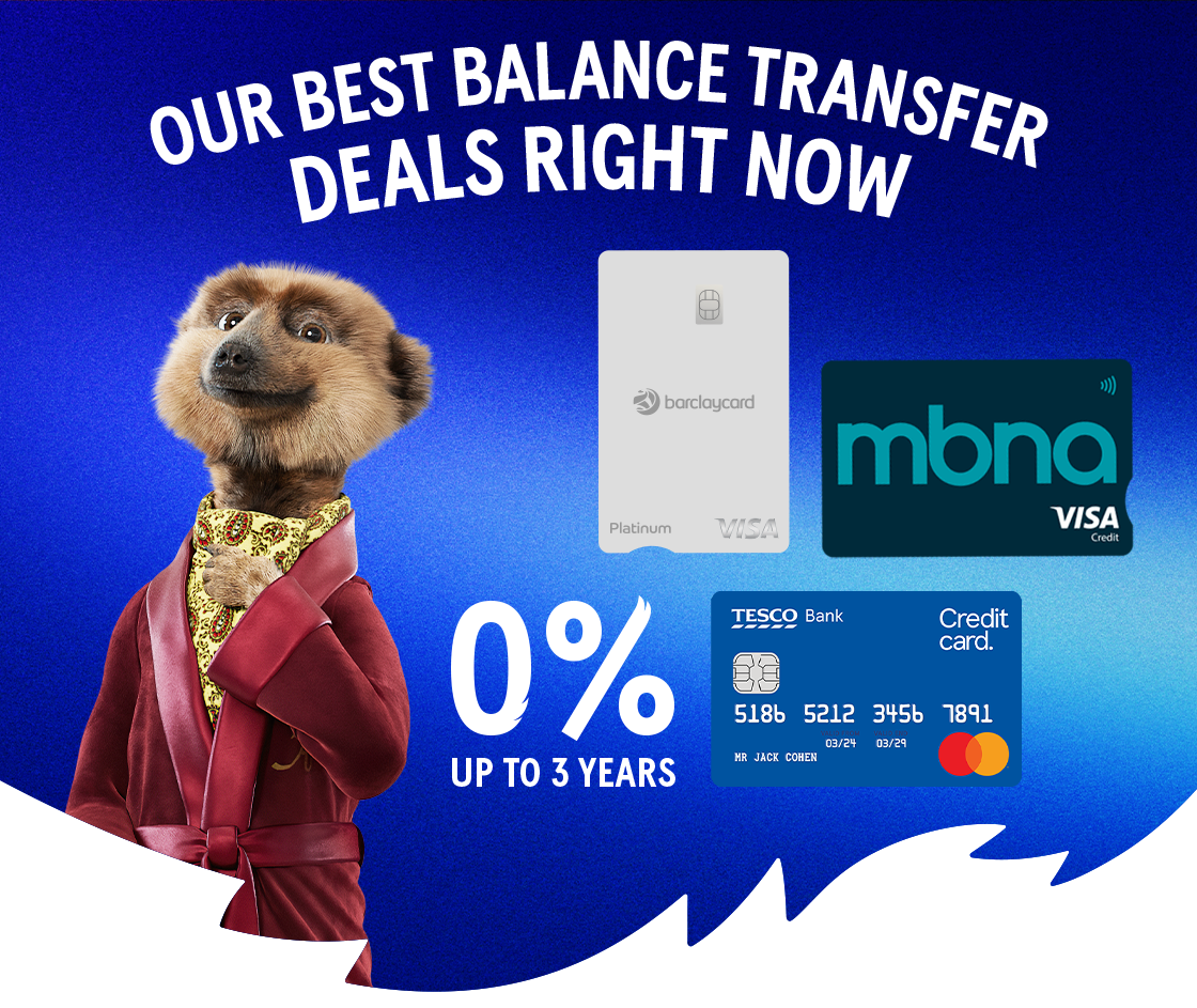 OUR BEST BALANCE TRANSFER DEALS RIGHT NOW