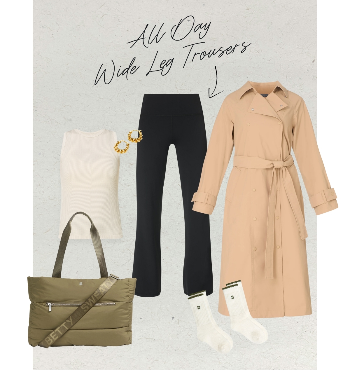 All Day Wide Leg Trousers