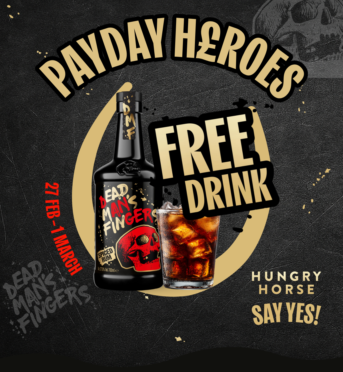 FREE Drink for Pay Day