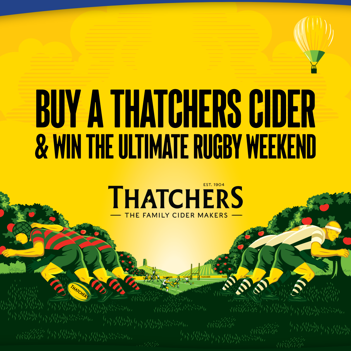Buy a Thatchers Cider & Win the Ultimate Rugby Weekend