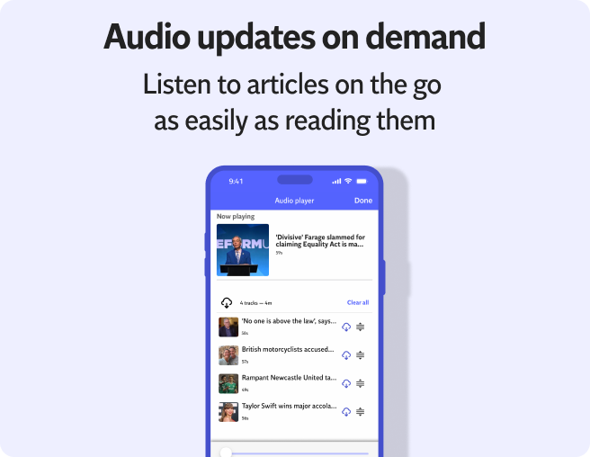 Audio updates on demand