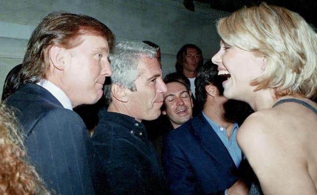 Donald Trump and Jeffrey Epstein