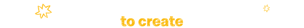 Fun text reads 'So many ways to create'.