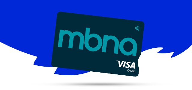 Image of a MBNA credit card