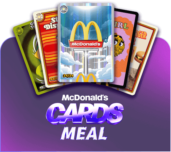 A snapshot of some of the McDonald's Cards