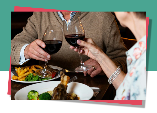 Raising a glass for Valentine's Day