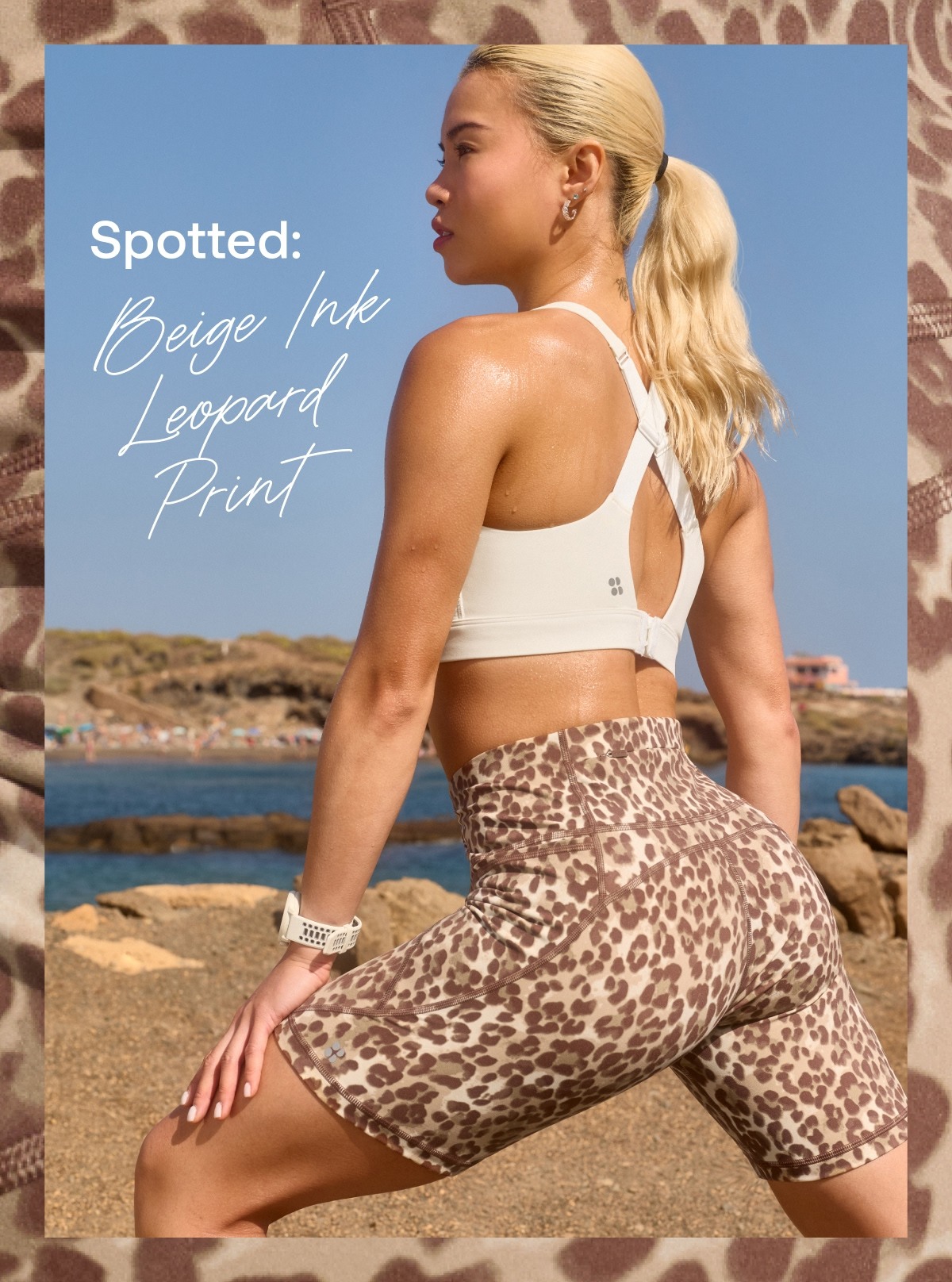 Spotted: Beige Ink Leopard Print