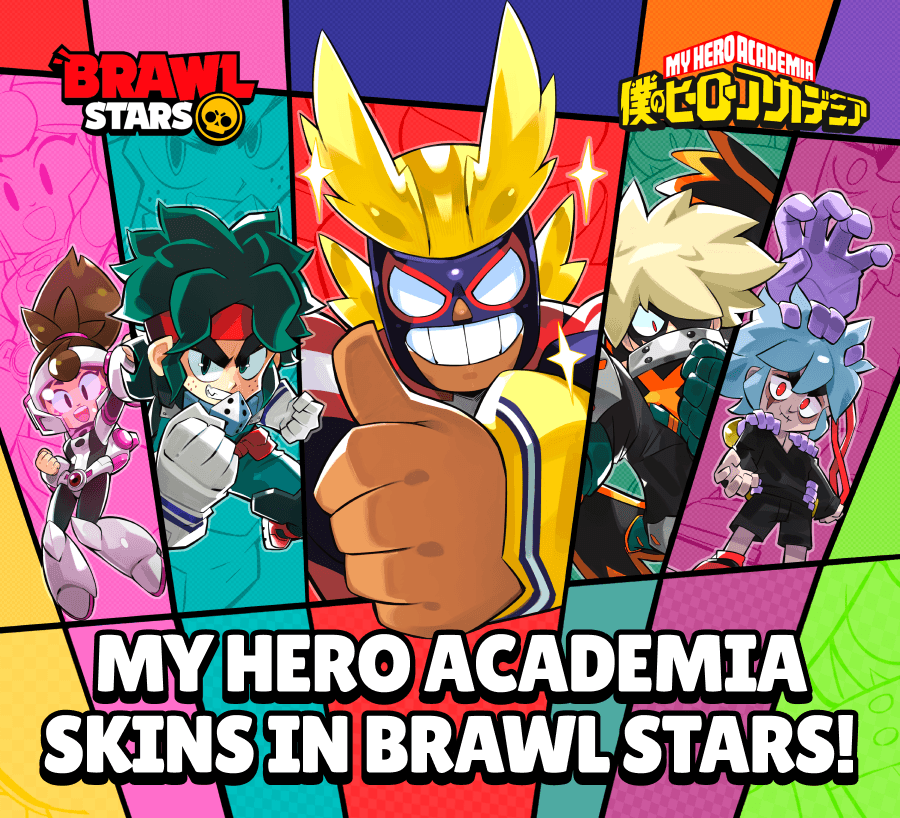 My Hero Academia skins in Brawl Stars!
