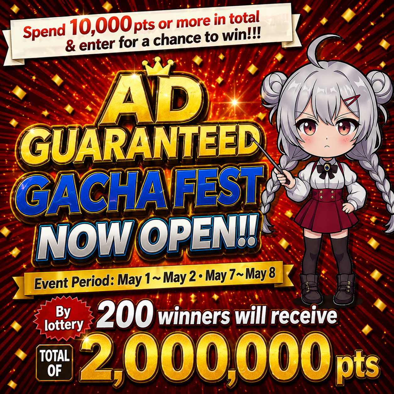 High Profit Guaranteed Gacha Fes
