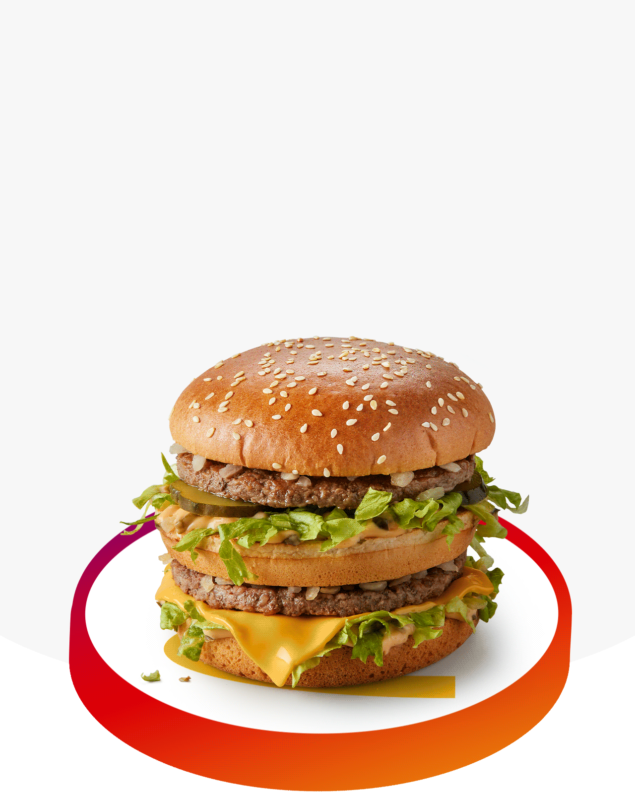 Picture of a Big Mac, bold text reads 'Tomorrow's exclusive deal £2.29 Big Mac'
