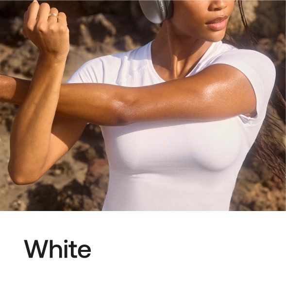 White | Cool, crisp white to elevate your wardrobe.