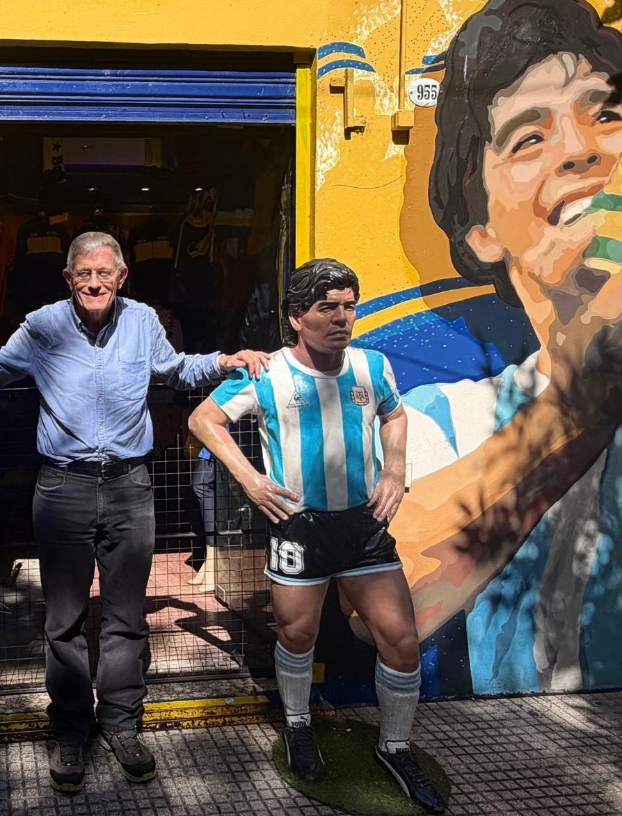 SimonCalder at the Boca Juniors tour and museum in Buenos Aires 