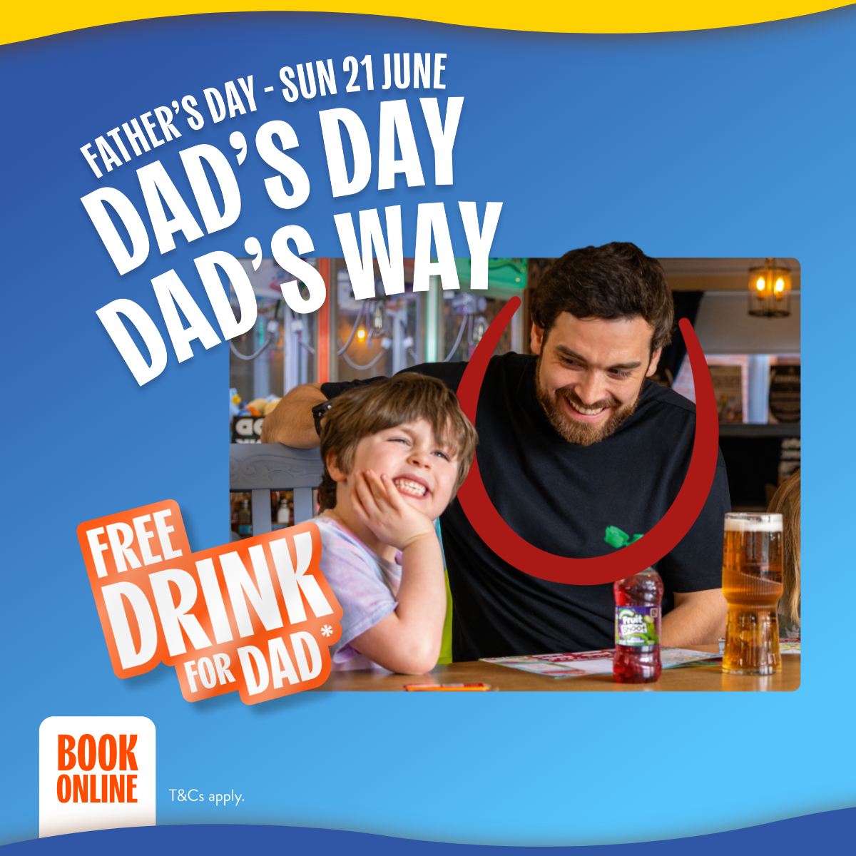 LAST CHANCE Free Drink for Dad*
