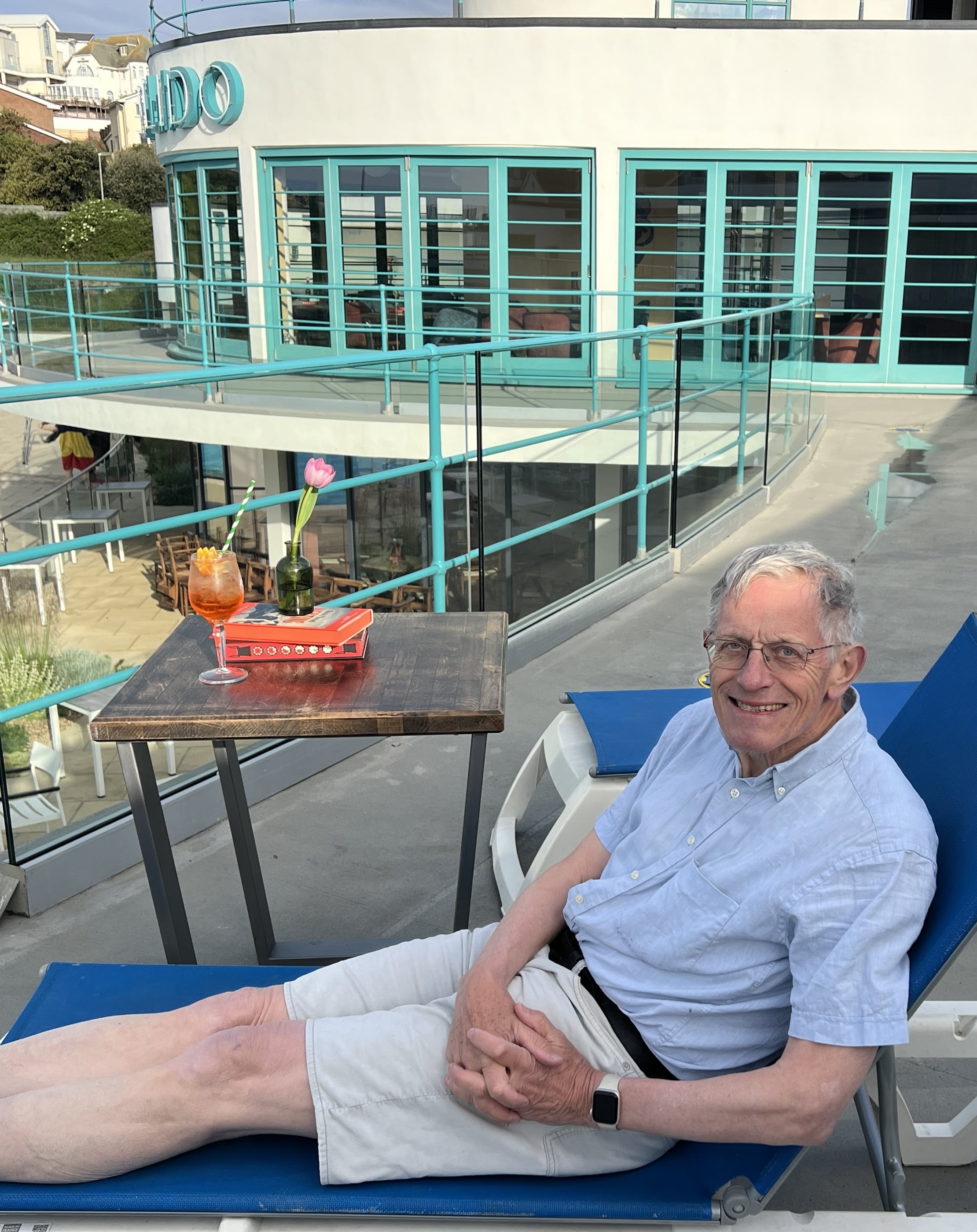 Simon Calder at Saltdean Lido