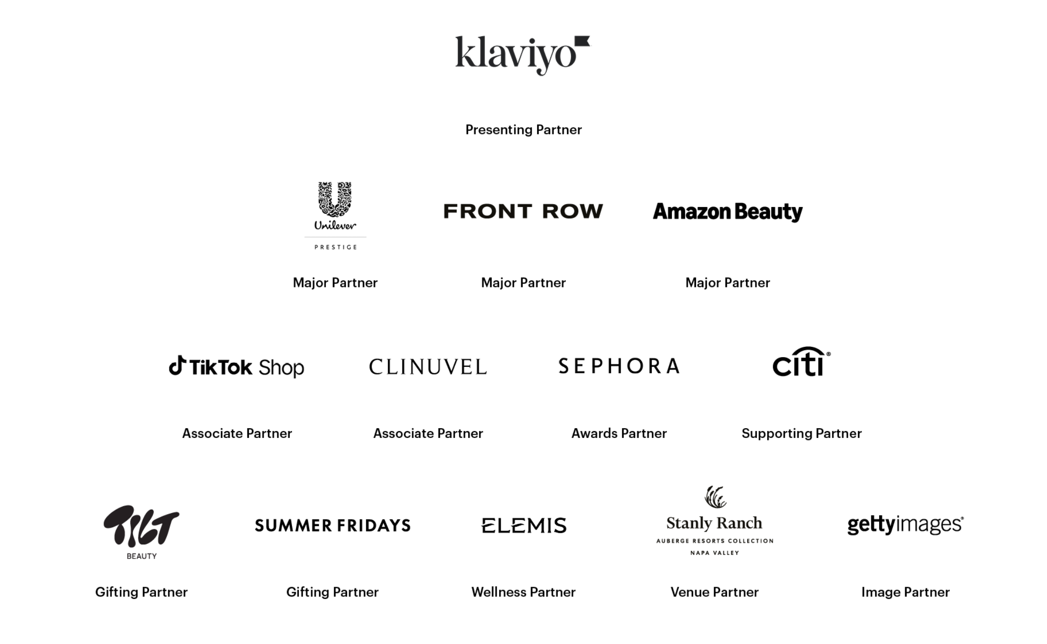 Partner Logos for The Business of Beauty Forum 2026