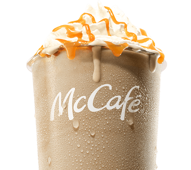 Iced caramel frapp&eacute;