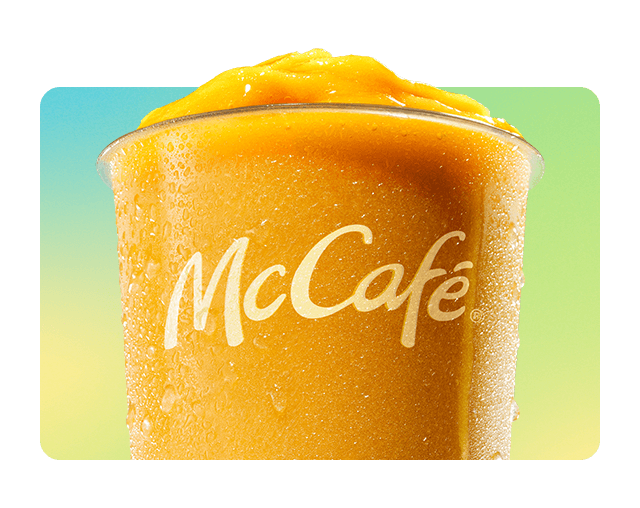 A McCaf&eacute; mango & pineapple smoothie