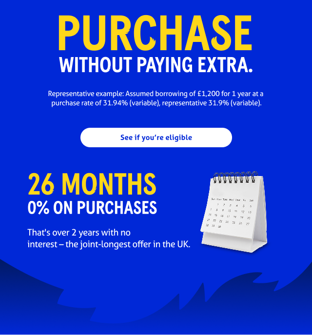 Purchase without paying extra.